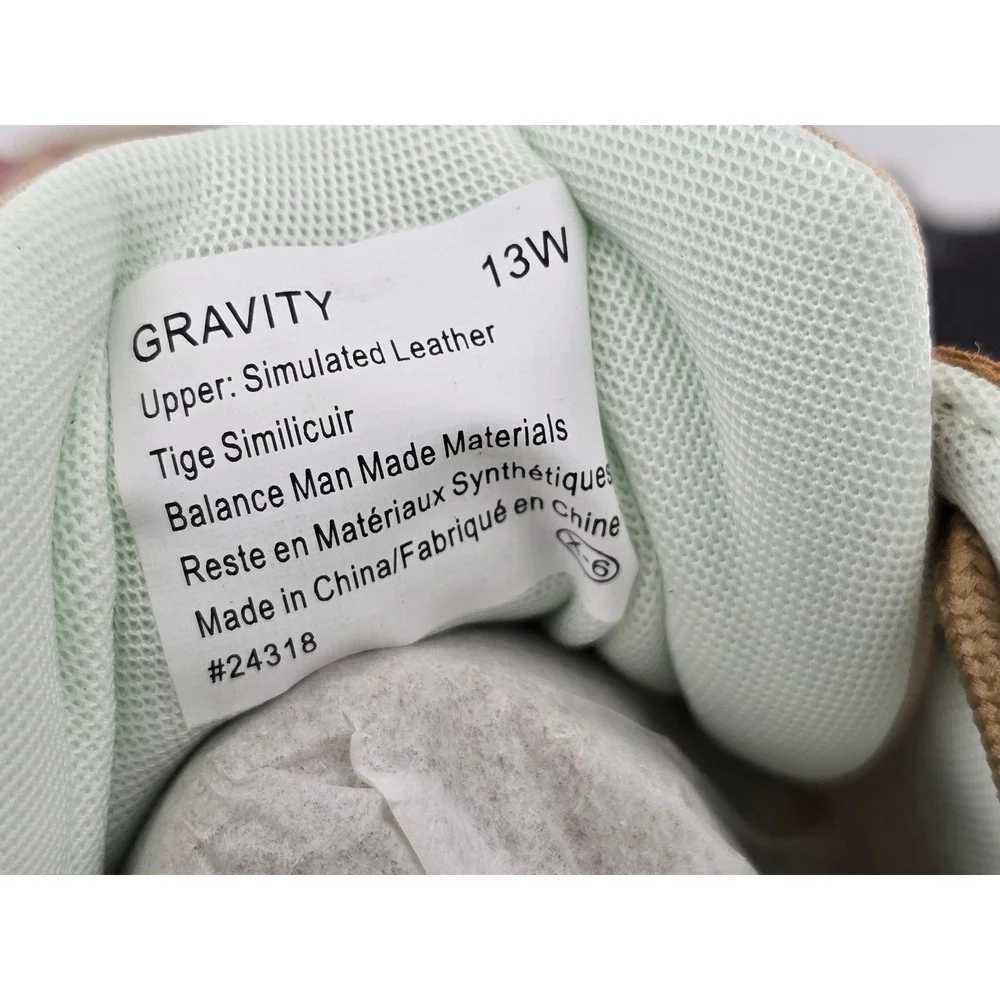 Deer Stags Gravity Sneakers Mens 13 Wide Taupe Comfort Walking Shoes - New